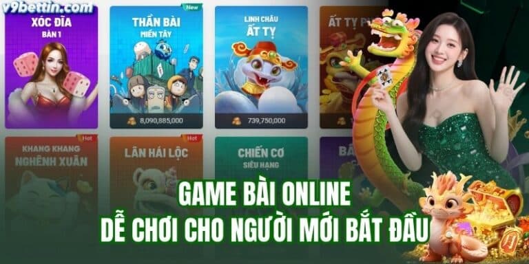 hướng dãn tham gia game bài online